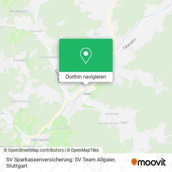 SV Sparkassenversicherung: SV Team Allgaier Karte