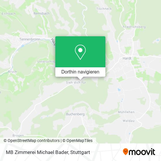 MB Zimmerei Michael Bader Karte