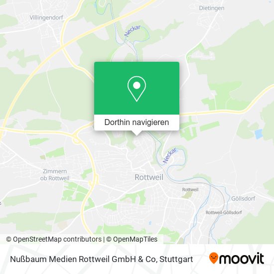 Nußbaum Medien Rottweil GmbH & Co Karte