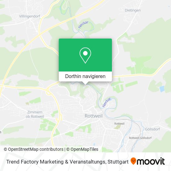 Trend Factory Marketing & Veranstaltungs Karte