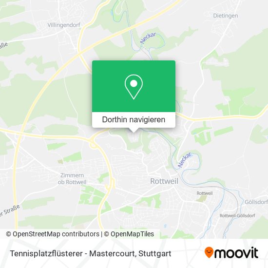 Tennisplatzflüsterer - Mastercourt Karte