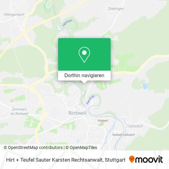 Hirt + Teufel Sauter Karsten Rechtsanwalt Karte