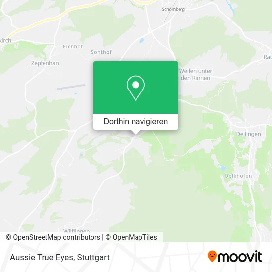 Aussie True Eyes Karte