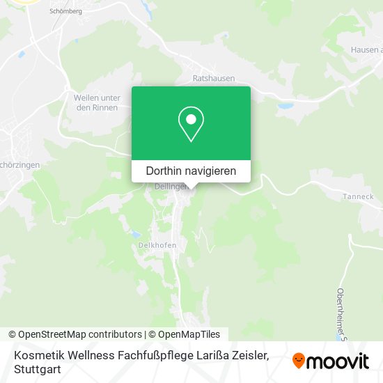 Kosmetik Wellness Fachfußpflege Larißa Zeisler Karte