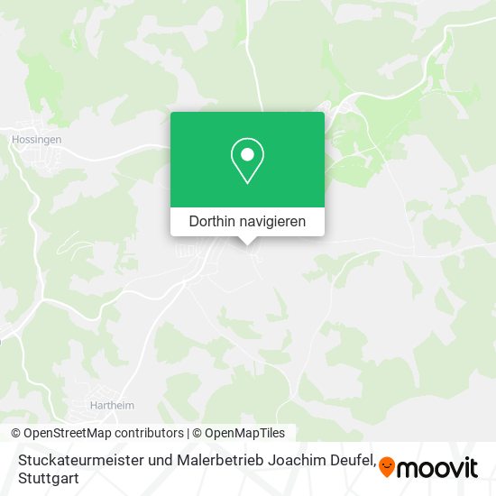 Stuckateurmeister und Malerbetrieb Joachim Deufel Karte
