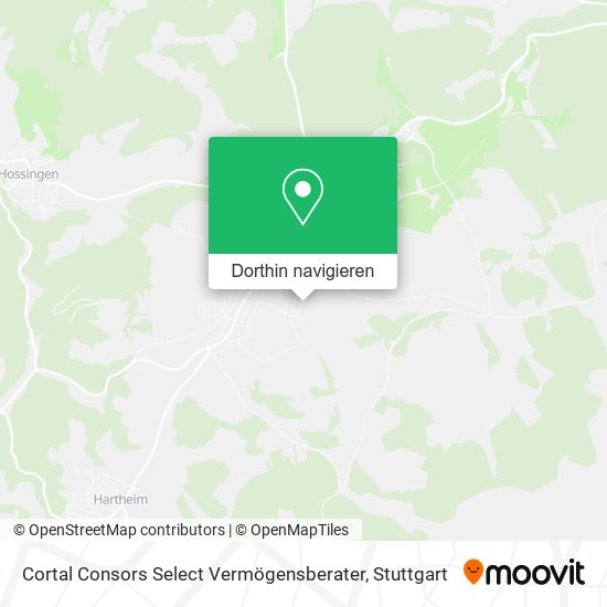 Cortal Consors Select Vermögensberater Karte