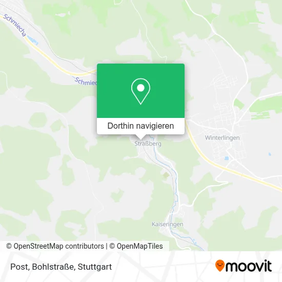 Post, Bohlstraße Karte