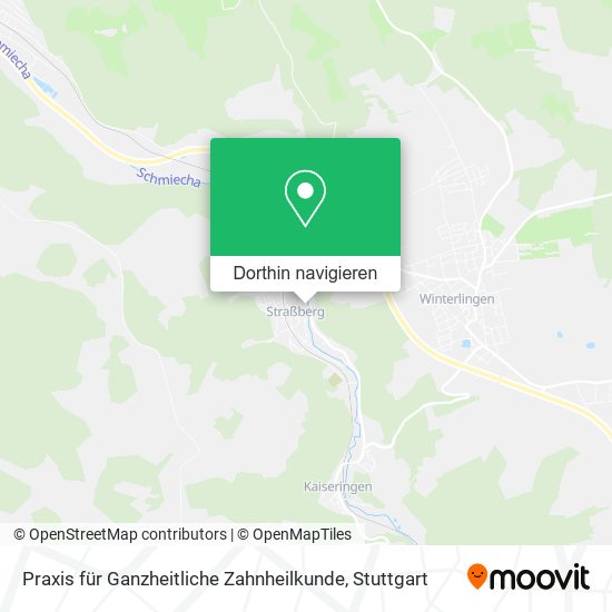 Praxis für Ganzheitliche Zahnheilkunde Karte