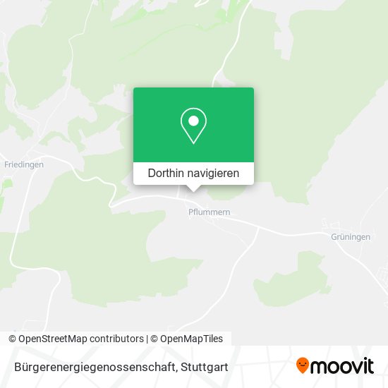 Bürgerenergiegenossenschaft Karte