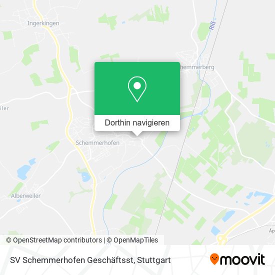 SV Schemmerhofen Geschäftsst Karte