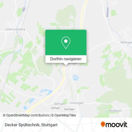 Decker Spültechnik Karte