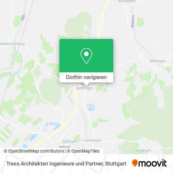 Tress Architekten Ingenieure und Partner Karte