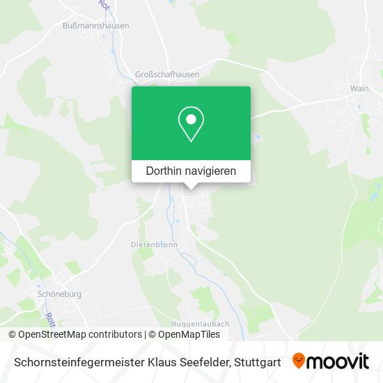 Schornsteinfegermeister Klaus Seefelder Karte