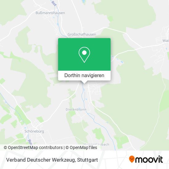 Verband Deutscher Werkzeug Karte