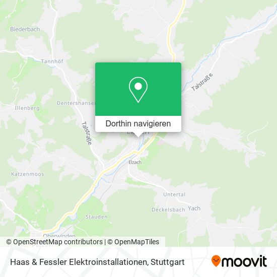 Haas & Fessler Elektroinstallationen Karte