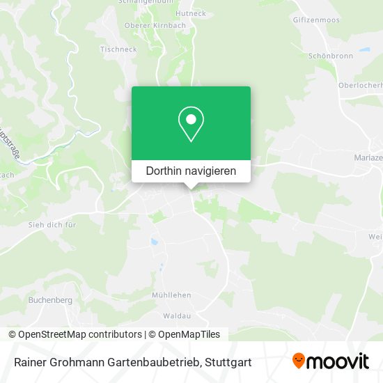 Rainer Grohmann Gartenbaubetrieb Karte