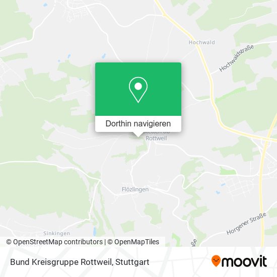 Bund Kreisgruppe Rottweil Karte