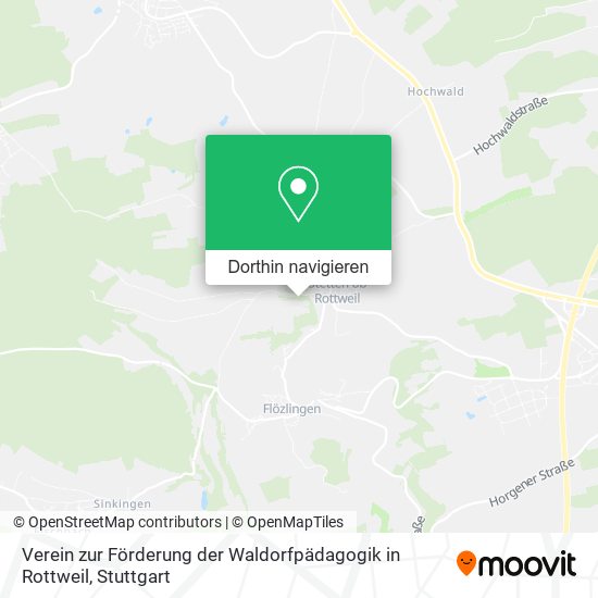 Verein zur Förderung der Waldorfpädagogik in Rottweil Karte