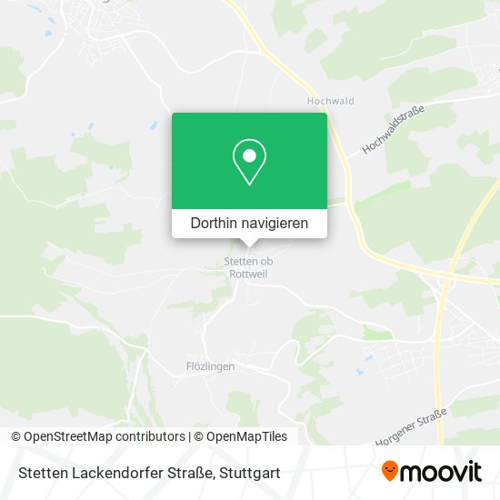 Stetten Lackendorfer Straße Karte