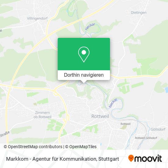 Markkom - Agentur für Kommunikation Karte