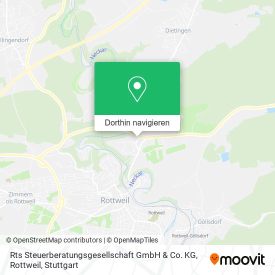 Rts Steuerberatungsgesellschaft GmbH & Co. KG, Rottweil Karte
