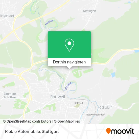 Rieble Automobile Karte