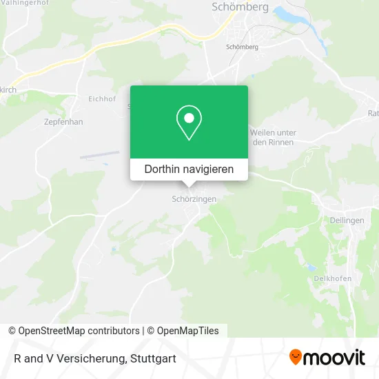 R and V Versicherung Karte