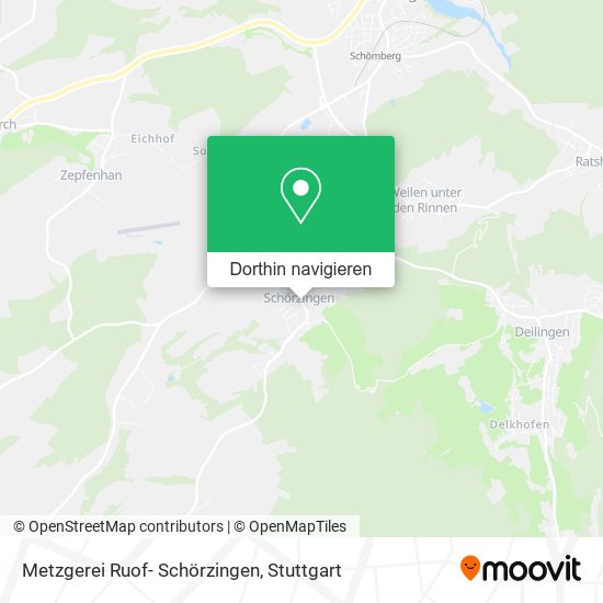 Metzgerei Ruof- Schörzingen Karte