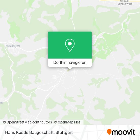 Hans Kästle Baugeschäft Karte