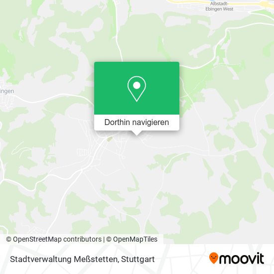 Stadtverwaltung Meßstetten Karte