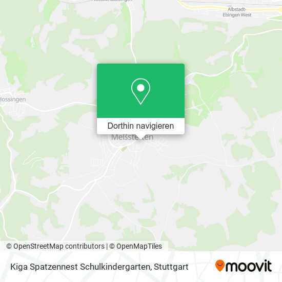 Kiga Spatzennest Schulkindergarten Karte