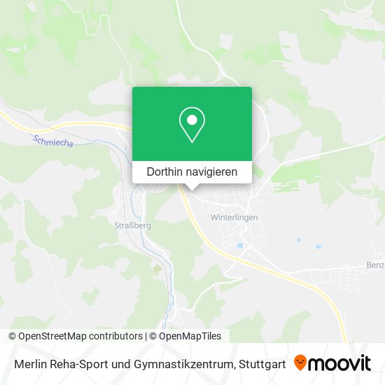 Merlin Reha-Sport und Gymnastikzentrum Karte