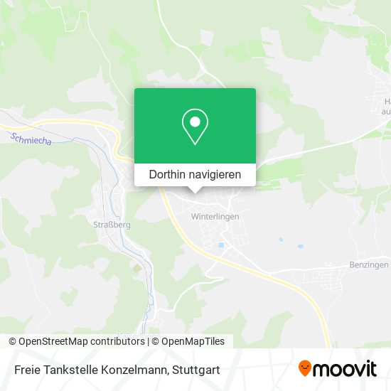 Freie Tankstelle Konzelmann Karte