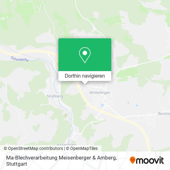 Ma-Blechverarbeitung Meisenberger & Amberg Karte
