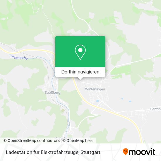 Ladestation für Elektrofahrzeuge Karte