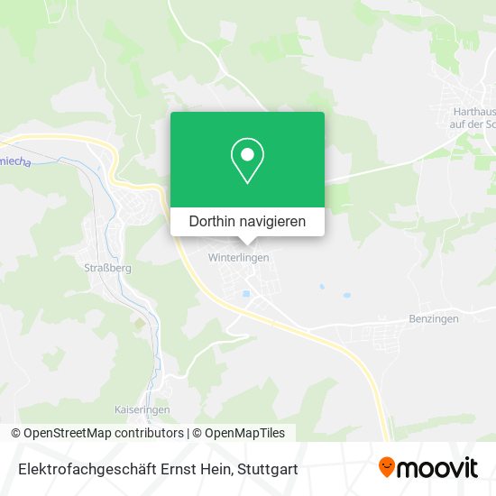 Elektrofachgeschäft Ernst Hein Karte