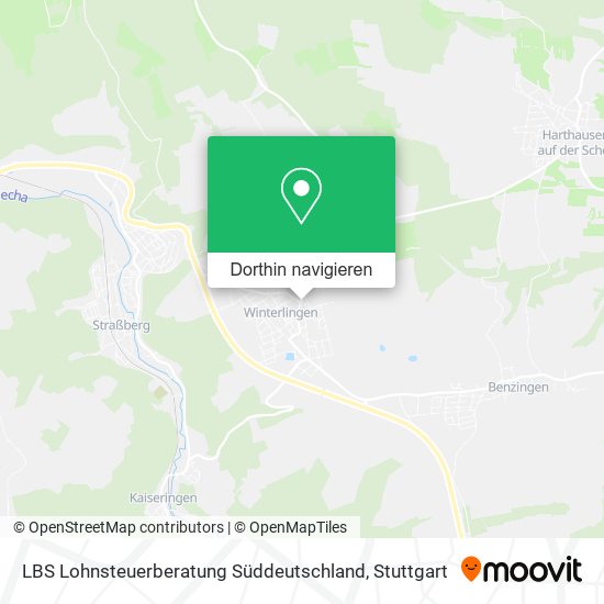 LBS Lohnsteuerberatung Süddeutschland Karte