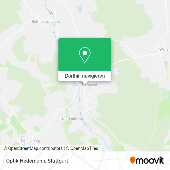 Optik Hedemann Karte