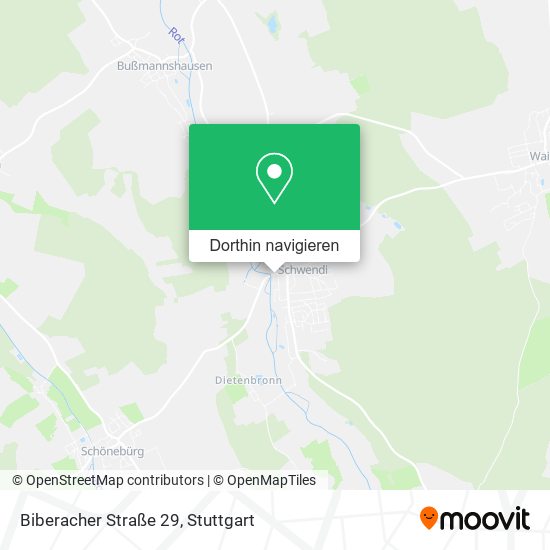 Biberacher Straße 29 Karte
