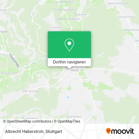 Albrecht Haberstroh Karte