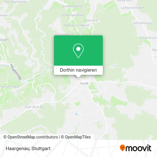 Haargenau Karte