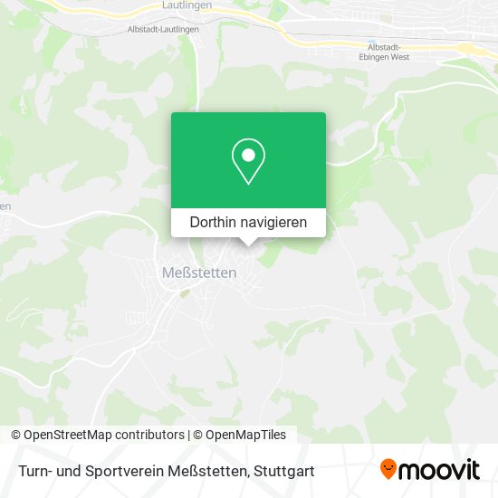 Turn- und Sportverein Meßstetten Karte