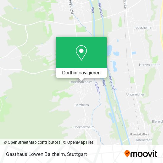 Gasthaus Löwen Balzheim Karte