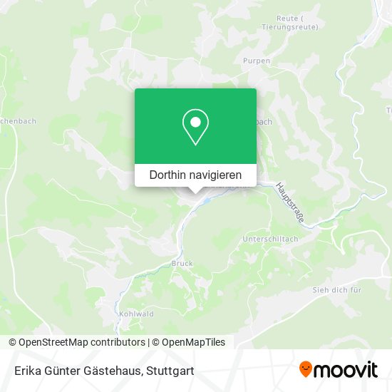 Erika Günter Gästehaus Karte