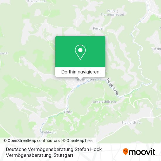 Deutsche Vermögensberatung Stefan Hock Vermögensberatung Karte