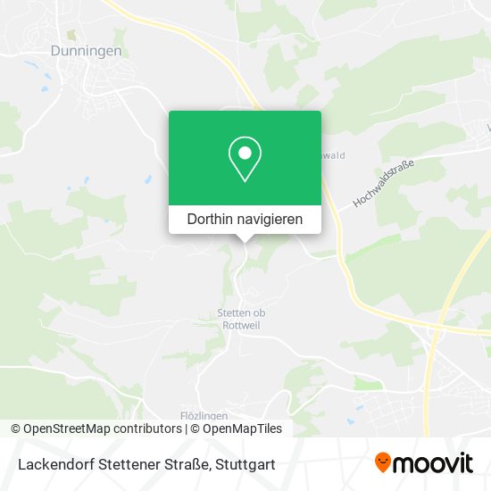 Lackendorf Stettener Straße Karte