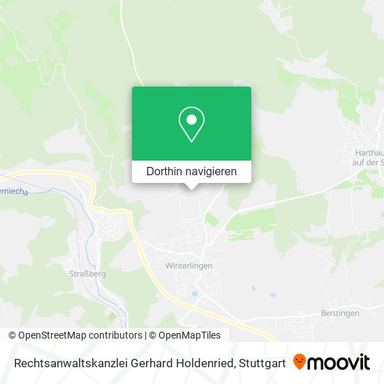 Rechtsanwaltskanzlei Gerhard Holdenried Karte