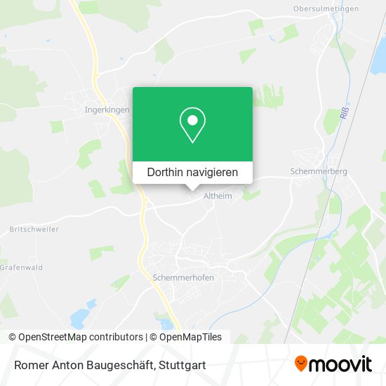 Romer Anton Baugeschäft Karte