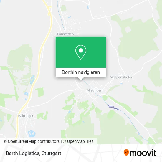 Barth Logistics Karte