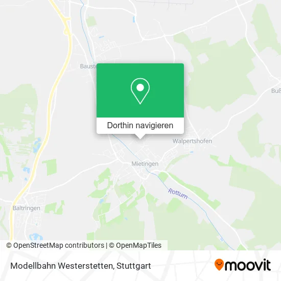 Modellbahn Westerstetten Karte